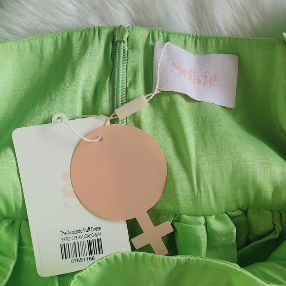 Selkie Avocado Puff Dress - Picture 4 of 7